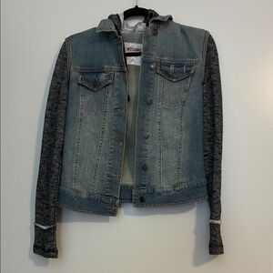 Mossimo Supply Co. Women's Blue and Gray Jean Jacket